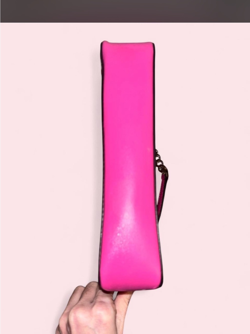 Michael Kors Jet Set Camera Bag Fuchsia MK Logo Crossbody Bag with Chain Strap - Picture 3 of 6
